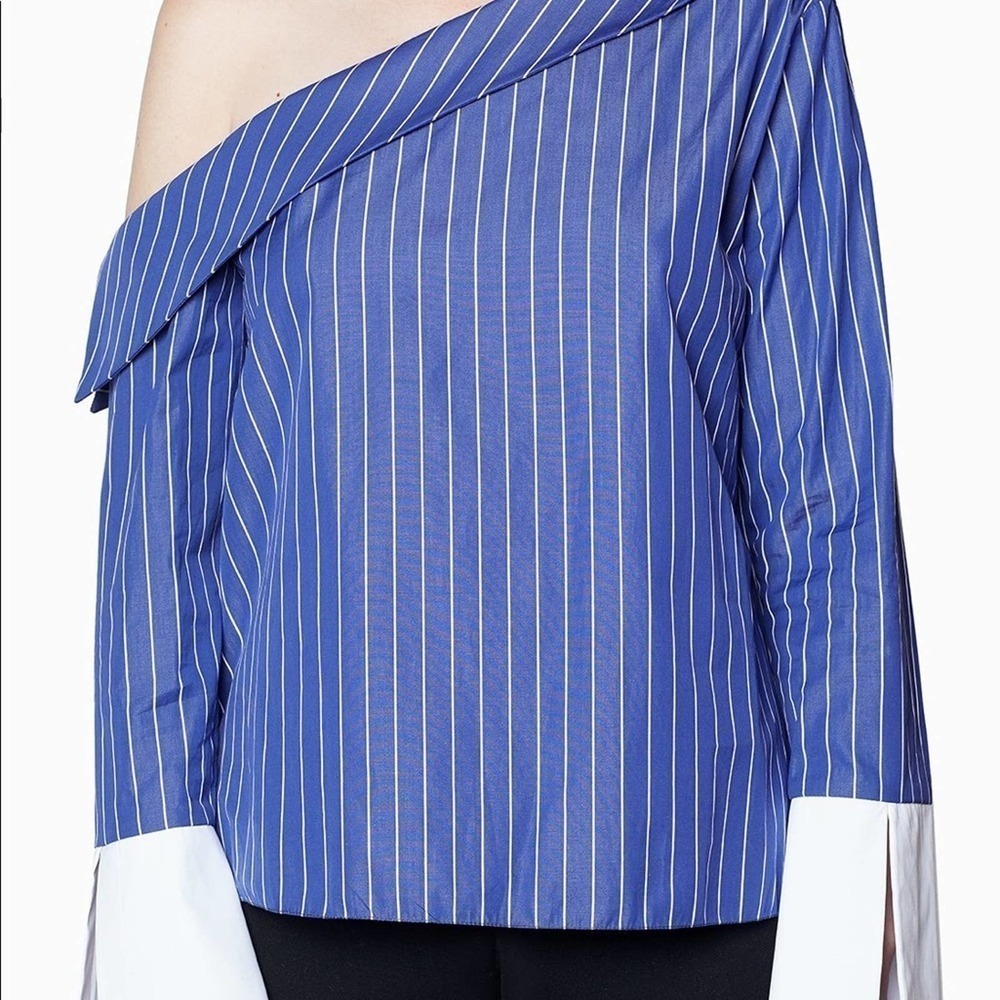 AMMARA Cady Nautical Striped Blouse size XS - Picture 5 of 16